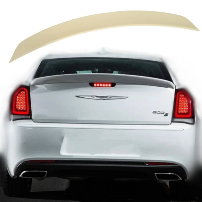 สำหรับ Chrysler 300 300c 2011 2012 2013 2014 2015 2016สปอยเลอร์สไตล์โรงงานพลาสติก ABS ดูด้านหลังปีก BodyKit อุปกรณ์เสริม