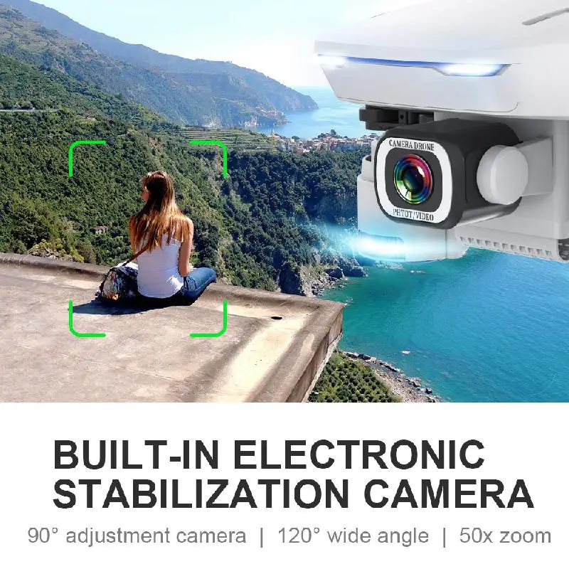 Новый S162 Дрон Gps 4k Hd 1080p 5g Wi-Fi Fpv Quadcopter Flighttt 20 минут Rc расстояние 500 м одним нажатием