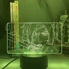 Аниме 3d лампа атака на Титанов Hange Zoe свет для спальни украшение подарок для детей Атака на Титанов светодиодный ночсветильник Hange Zoe