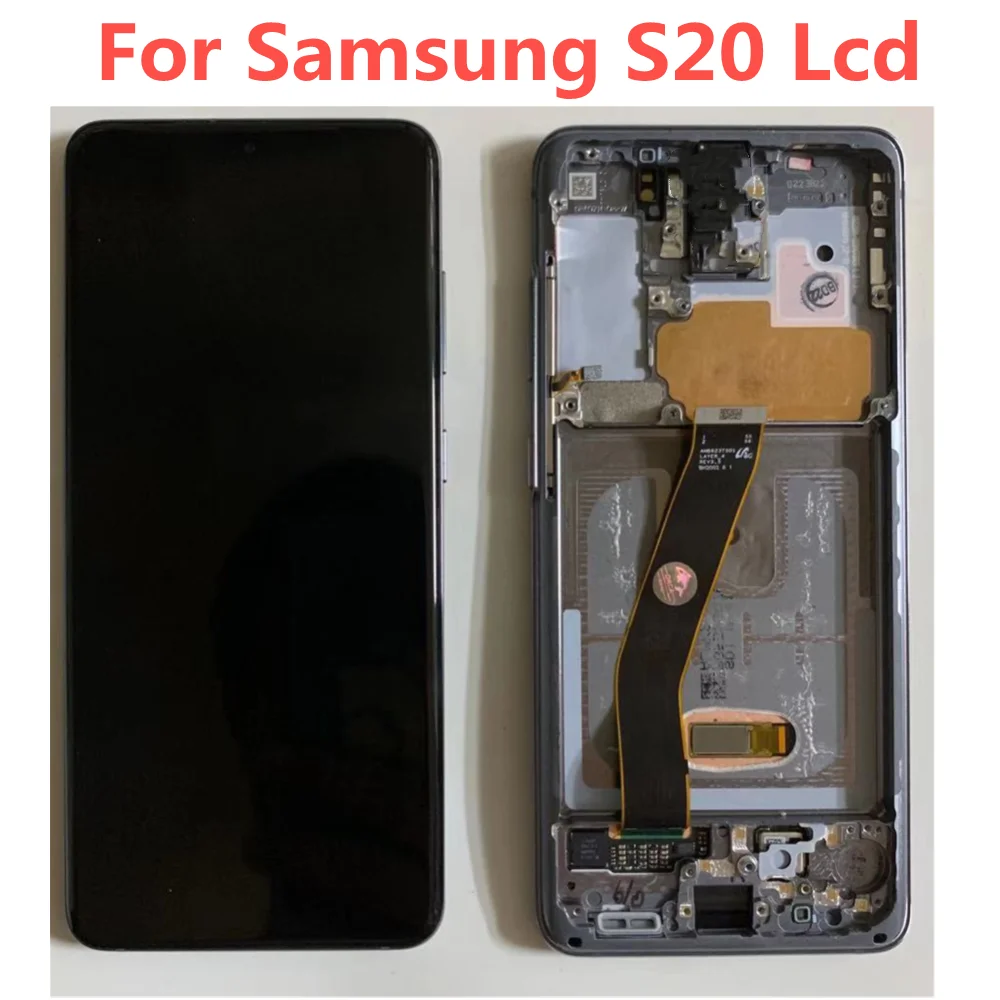6 2 &quotОригинальный ЖК-дисплей для Samsung Galaxy S20 G980 G980F G980F/DS дисплей + рамка