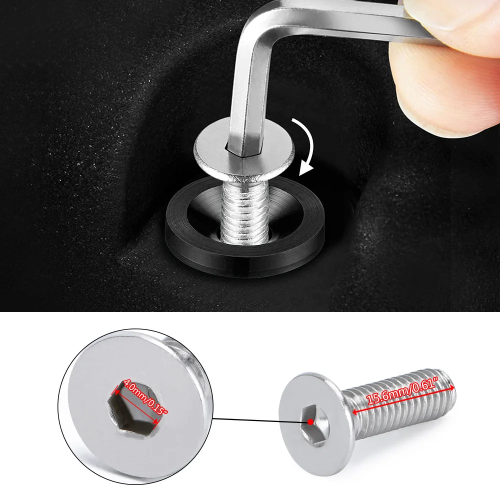 8 шт M6 автомобиль изменение шестигранные крепежные детали крыло шайба бампер