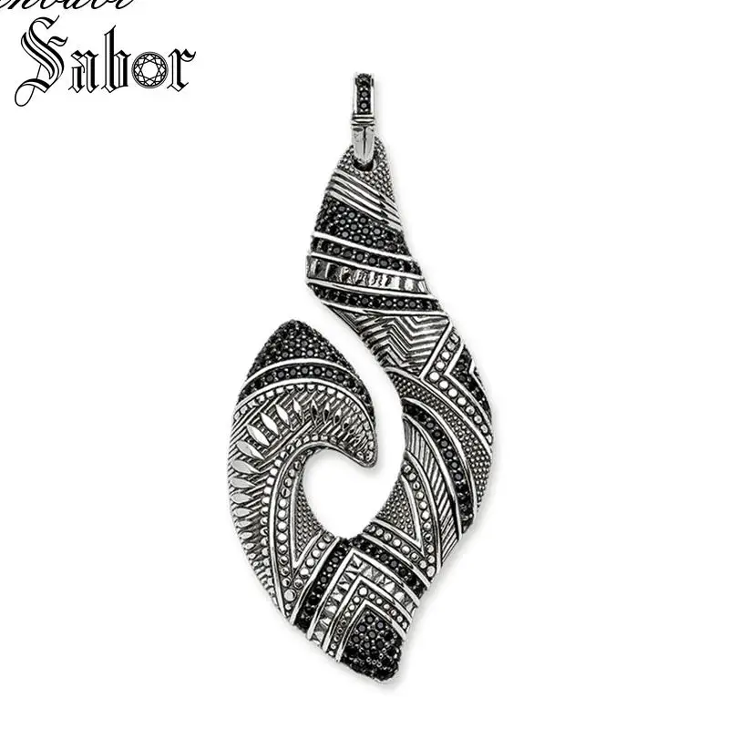 Подвеска в этническом стиле маори серебряного цвета для женщин и мужчин модные