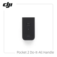 dji pocket 2 do it all handle with the built in wireless module bluetooth wireless mic receiver and 14 tripod mount