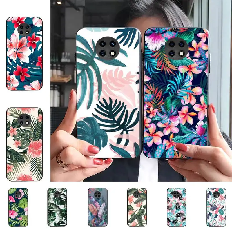 

Retro Flower Leaf Phone Case For Redmi 9 5 S2 K30pro Silicone Fundas for Redmi 8 7 7A note 5 5A
