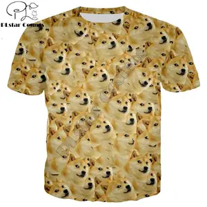 Летняя модная мужская футболка PLstar Cosmos, забавная голова, 3d футболка, Повседневная футболка с принтом Бог собакаСиба-ину для мужчин и женщин, худи