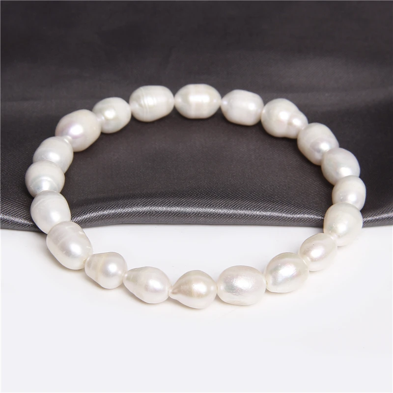 Браслет из натурального барочного жемчуга 8-10 мм | Украшения и аксессуары