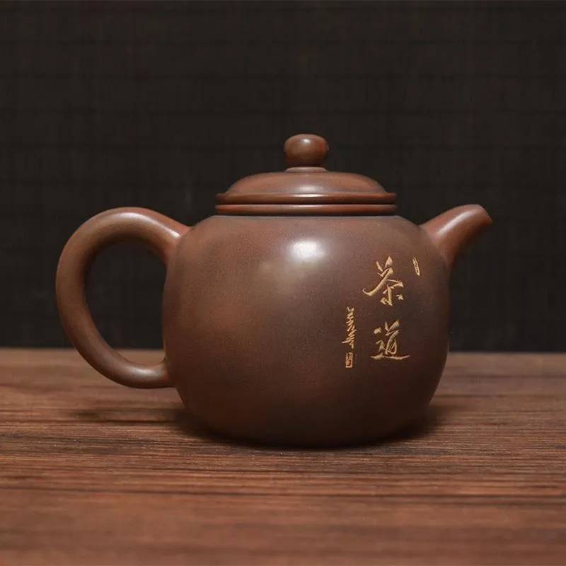 

200-250CC Qin Zhou Ceramic Qinzhou Ni Xing Tao(Not Yixing Clay Teapot) paozun tea set for Puer oolong Chinese Kung Fu Cha