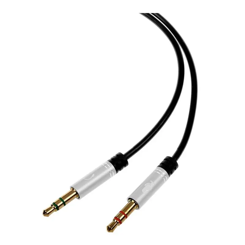 

3.5mm o Mic Y Splitter Cable Headphone Adapter, Silver