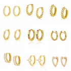 Пряжка CANNER из настоящего серебра 925 пробы, Минималистичная, богемная, круглая, для женщин, панк, унисекс, рок-обруч, ювелирные аксессуары  серёжки