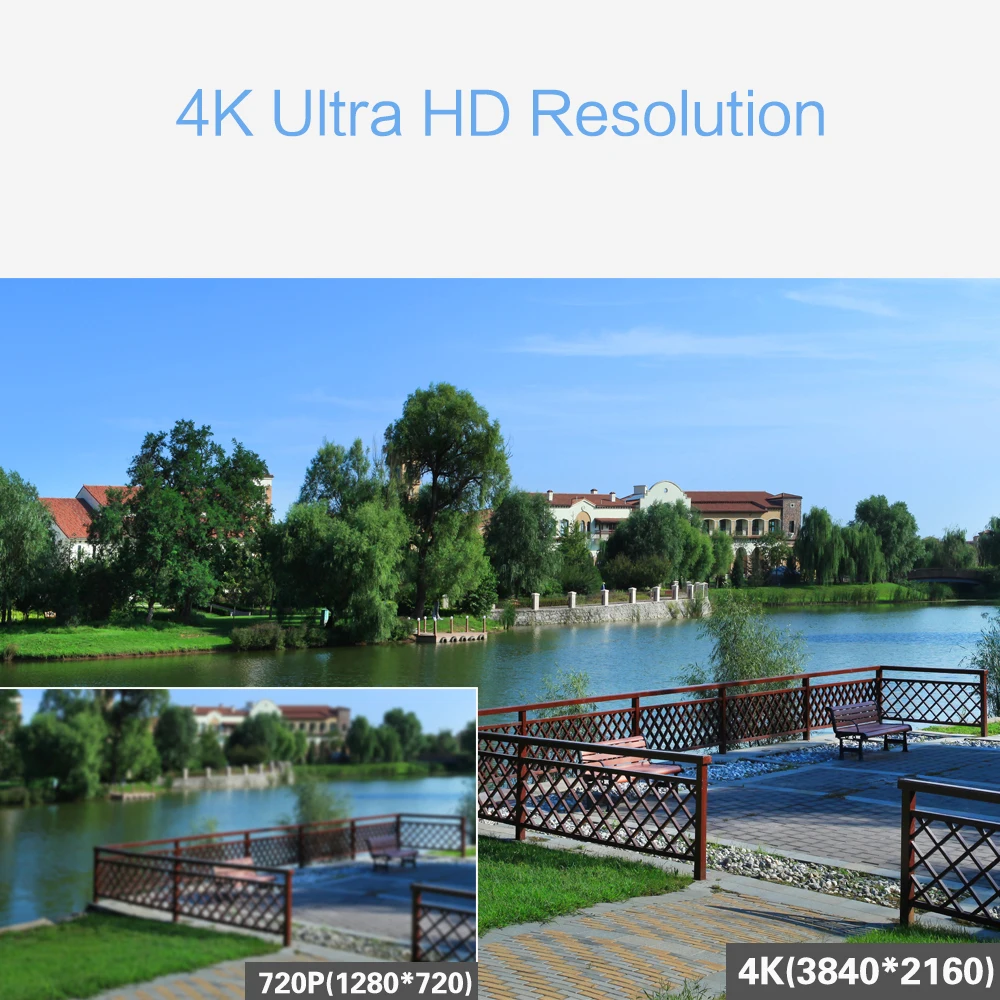 Комплект камеры видеонаблюдения 4K Ultra HD 8X 8MP 8ch H265 DVR 30mNight Vision Out Door