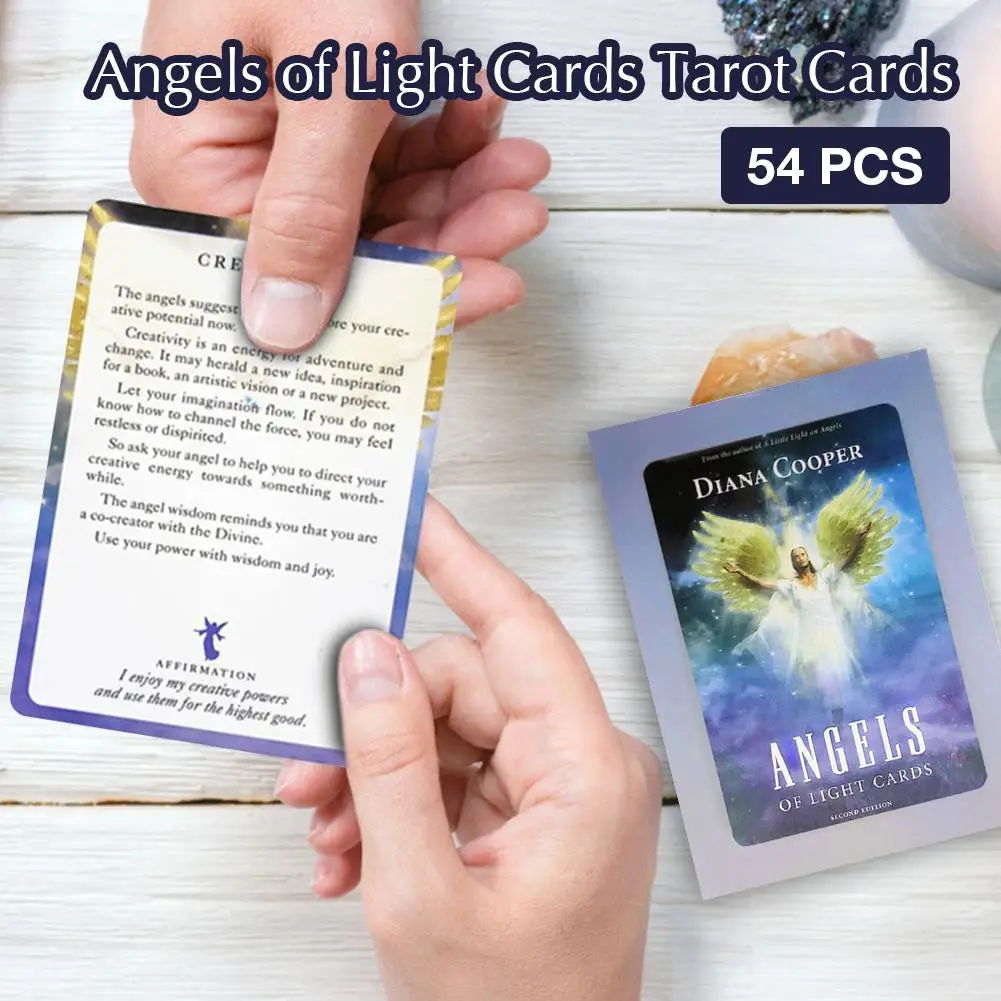 54PCS Angels of Light Cards Tarot Table Game Board | Игрушки и хобби