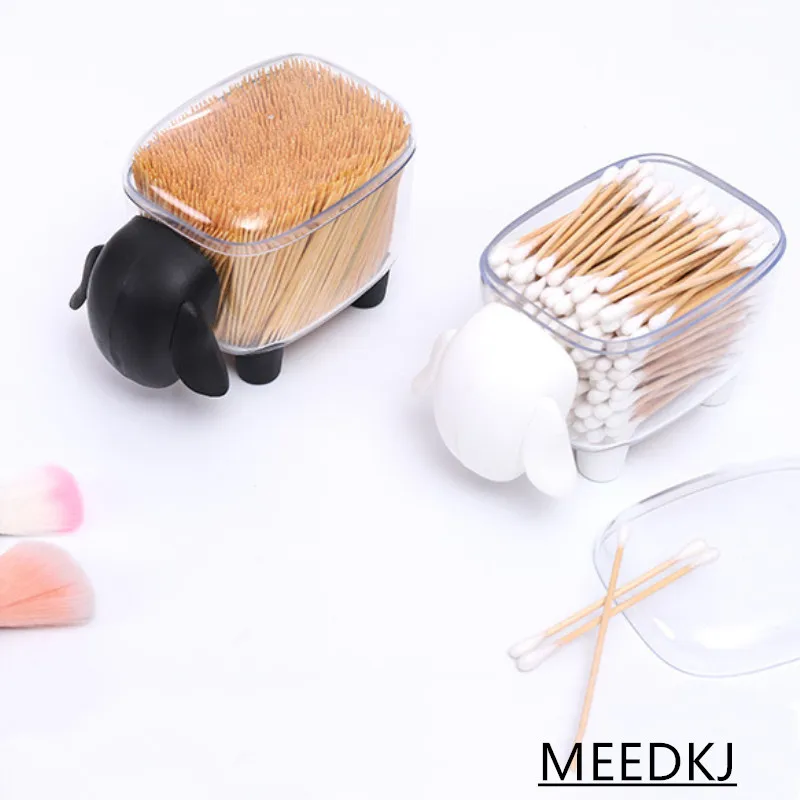 1 шт. креативный мини милый маленький бачок для хранения овечек пластиковый