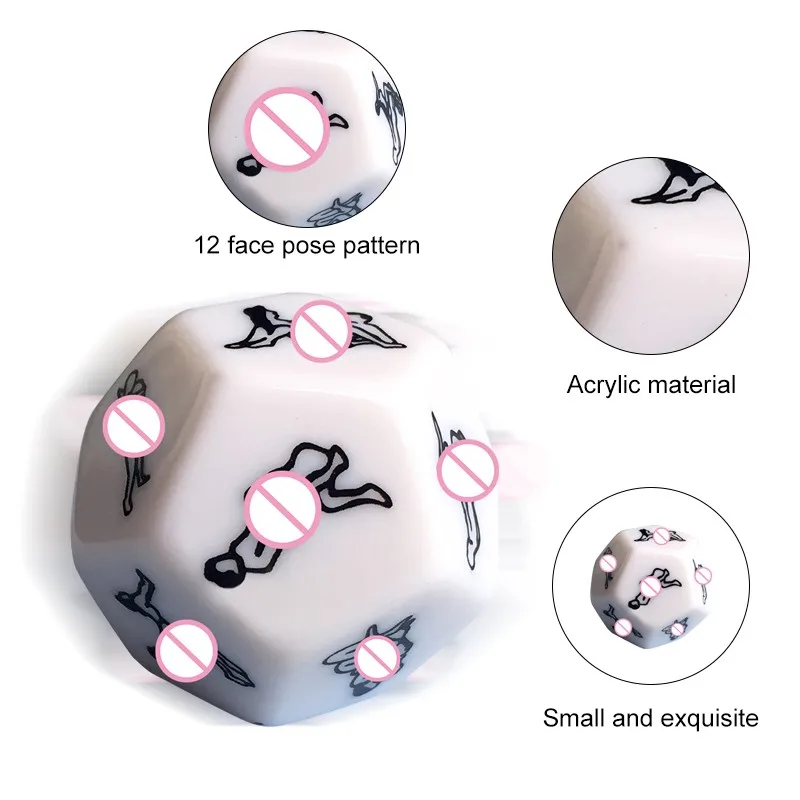 12 сторонние узоры сексуальные кости SM флирт вечерние развлечение тело юморизм