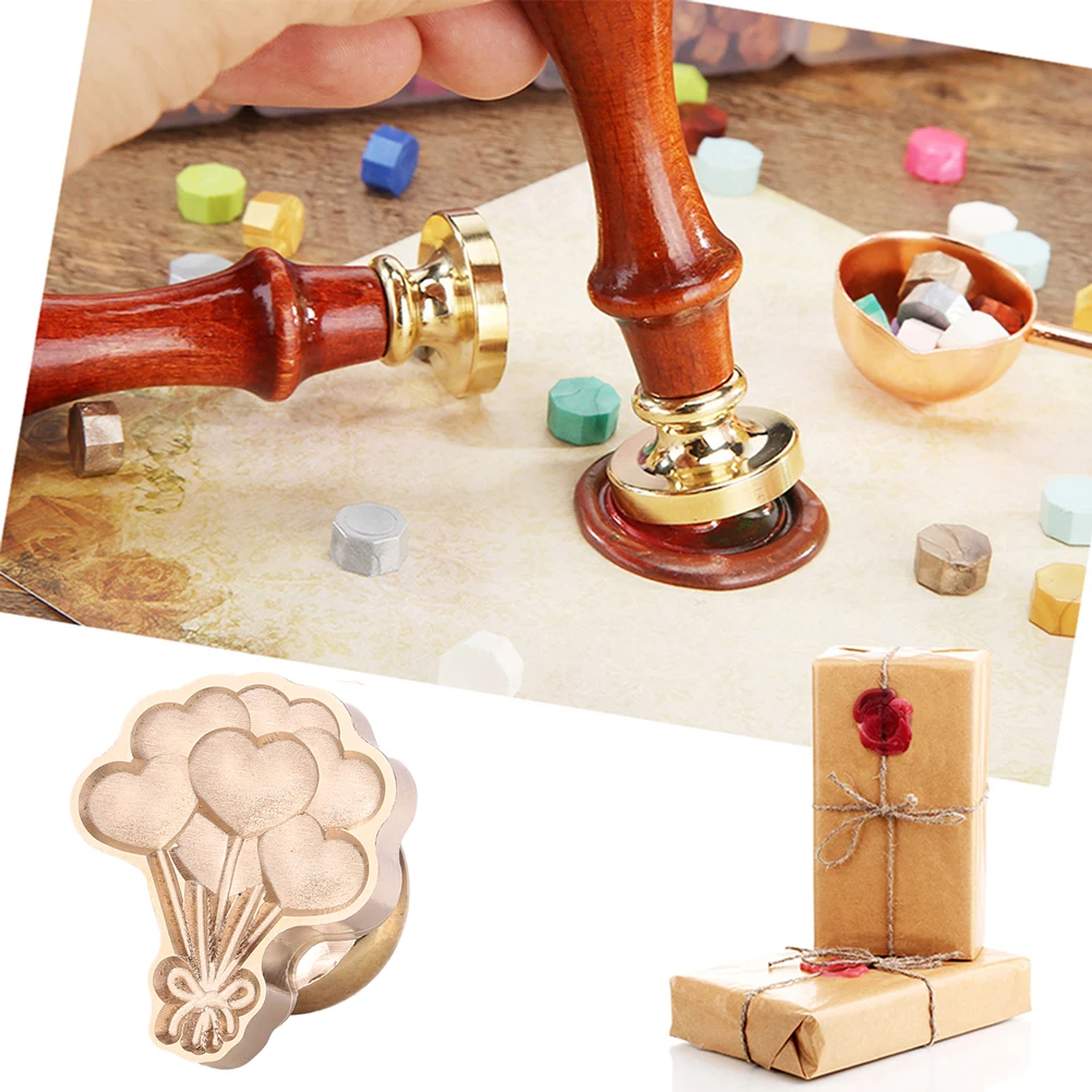 

Wax Seal Stamps Retro Vintage Sealing Stamp Head For Festival Gift Wrapping Cards Scrapbooking Envelopes for Wedding Invitations