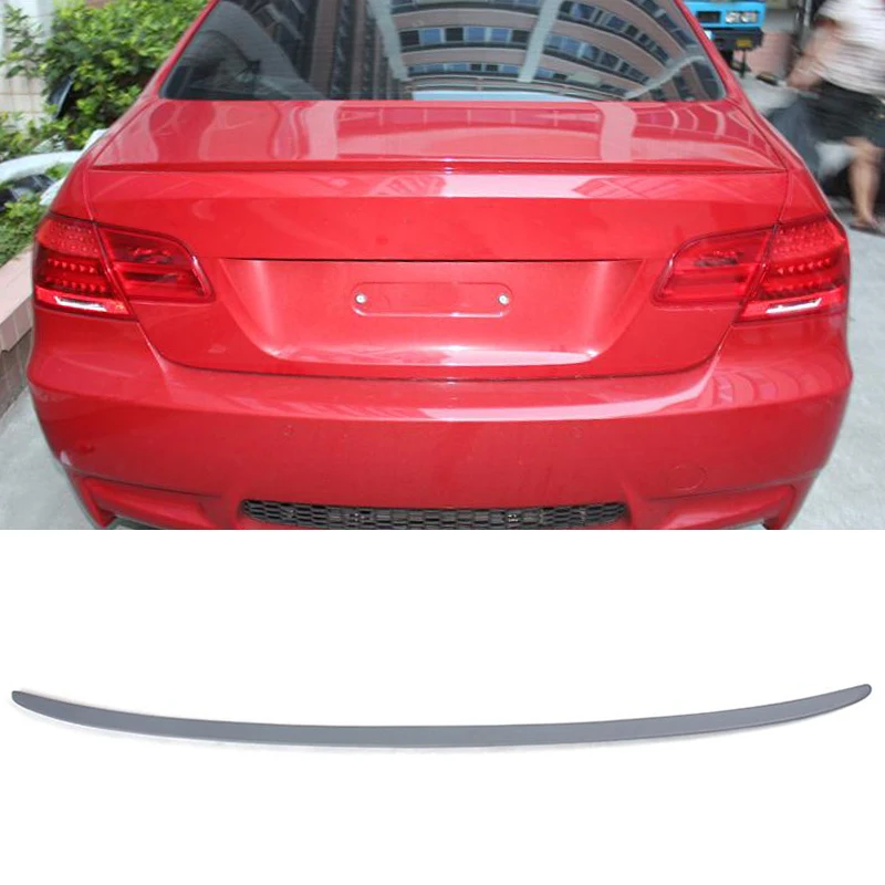 ПУ Серый Грунтовка задний багажник загрузки крыла Спойлер для BMW 3 серии E92 2007 - 2012
