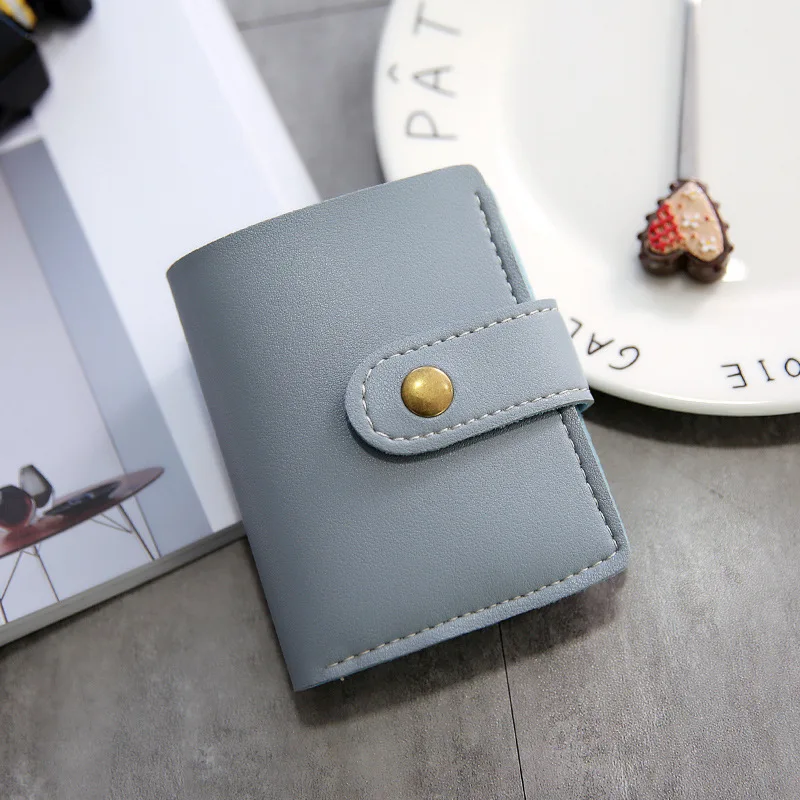 Женские кошельки Маленький модный брендовый кожаный кошелек женская сумка для