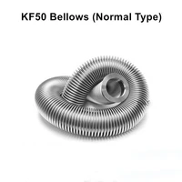 kf50 normal type 100 1000mm high vacuum bellows stainless steel 304 vacuum hose bellows sanitary pipe fitting for vacuum bellows