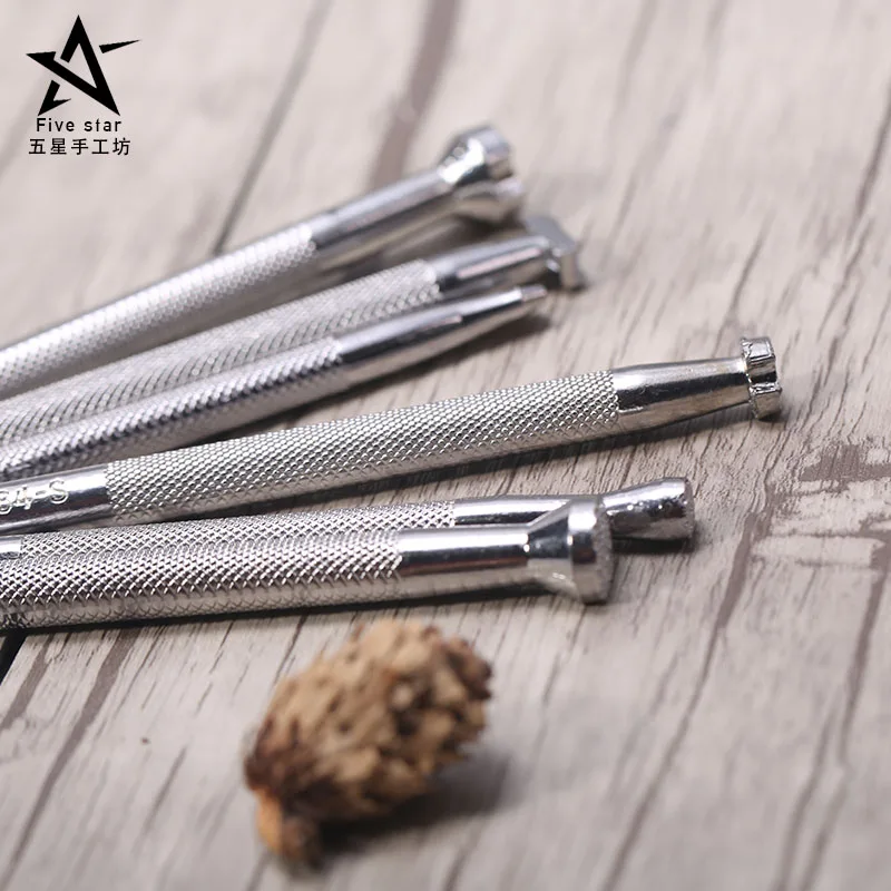 

1 Pcs DIY Alloy Leather Printing Tool Alloy Saddle Carving Handmade Leatherwear Craft Working Leather Printed Punch Stamps