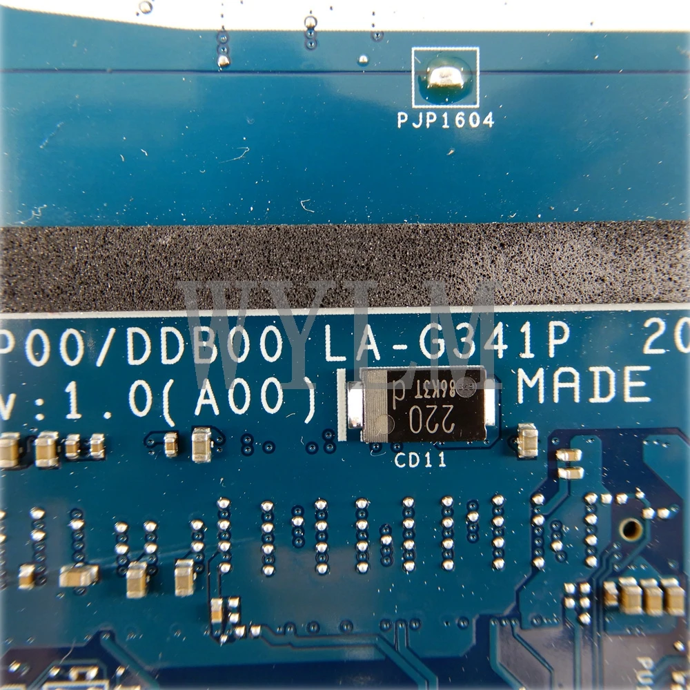 para Dell Precision La-g341p com Sr3yz Computador Portátil Placa-mãe Cn-0vdjmx 0vdjmx Vdjmx Ddp00 - Ddb00 I7-8850h Cpu P1000 100% Trabalhando 5530 6 High Quality Computador e Escritório