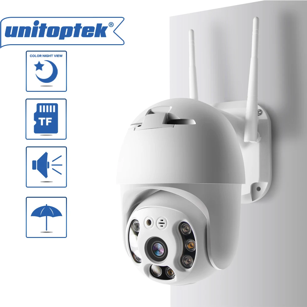 1080P wifi камера беспроводная уличная PTZ IP CCTV безопасности ONVIF IR 30 м 2 способа аудио