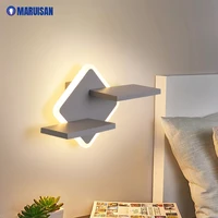 modern colorful led wall lights for bedside corridor aisle hotel living room foyer kitchen indoor home lamps luminaria fixtures