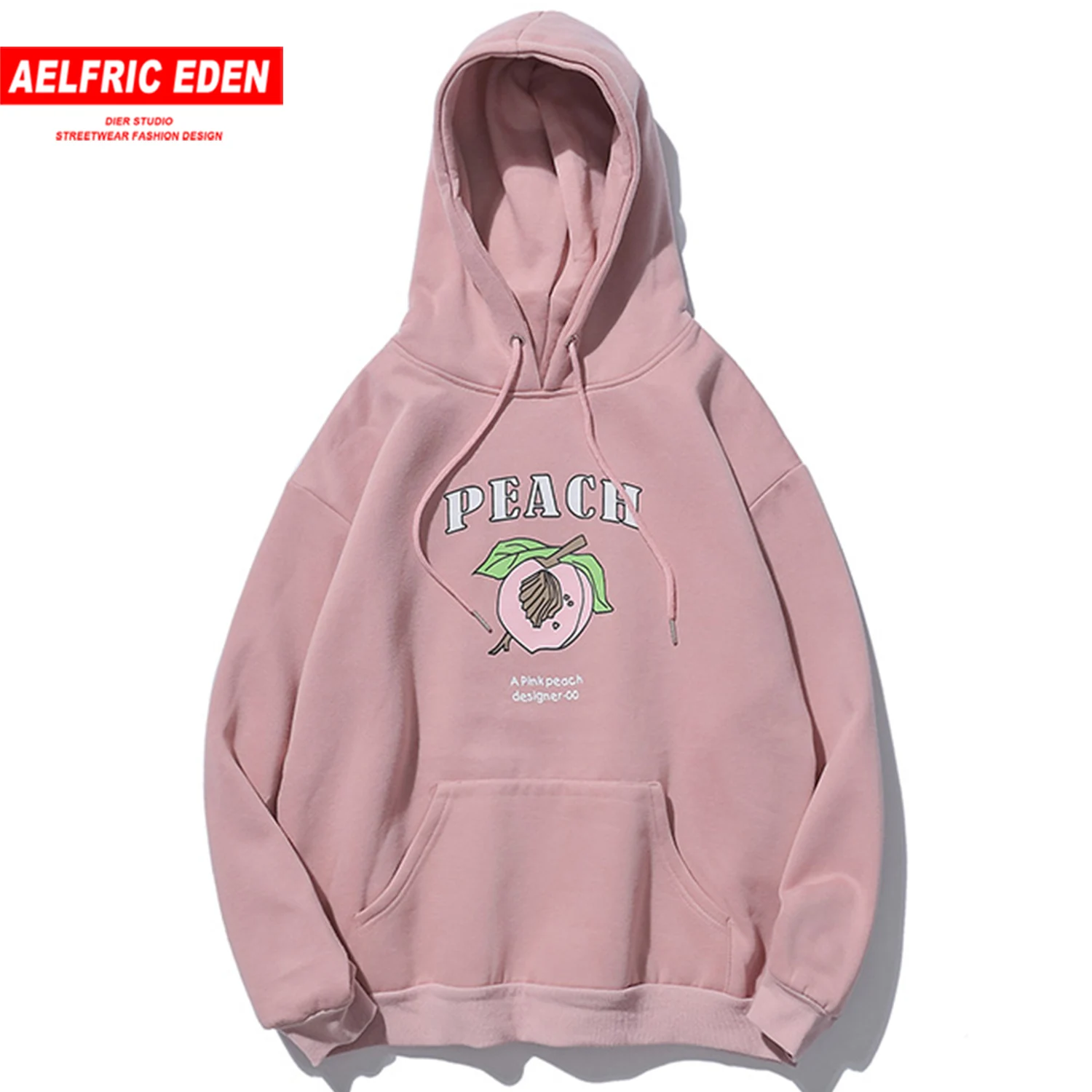 Aelfric Eden Peach толстовки с принтом мужские осенние Harajuku уличная хип хоп повседневные