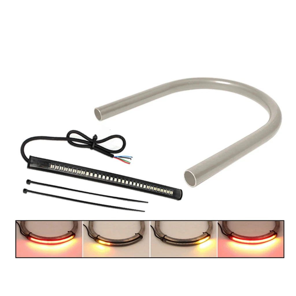 

Плоская петля-обруч для сиденья кафе, светодиодный задний фонарь 230 мм для Suzuki GS 550/650/750/850/1100