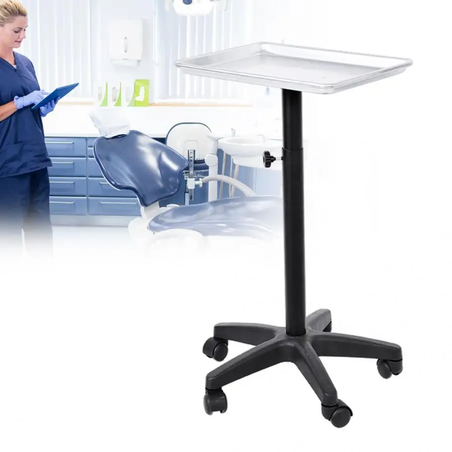 Алюминий волос салонный инструмент поднос регулируемая высота тележка Красота