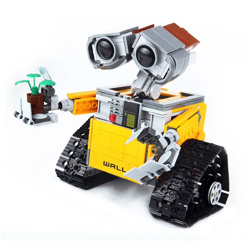 Дети любят 687 шт. Idea Robot WALL E Legoed 21303 модель строительные блоки Набор игрушек для