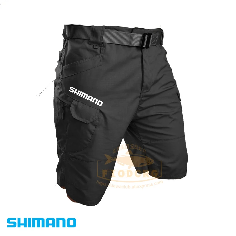 Продажа Летние Shimano мужские уличные шорты кольца в виде пятиконечной брюки тактические комбинезоны быстросохнущая одежда размера плюс воздухопрон...