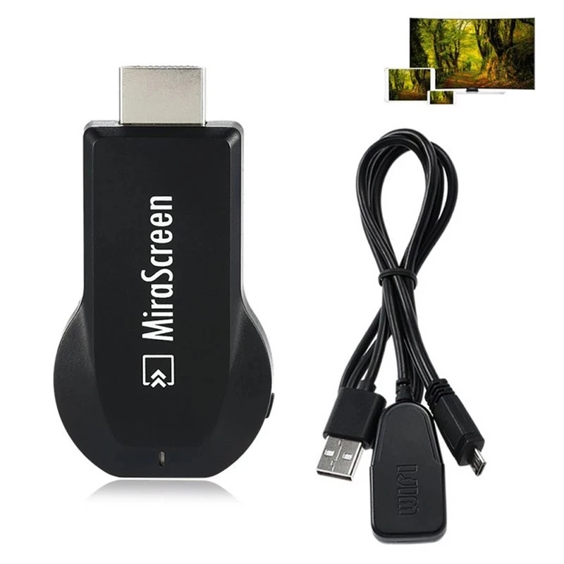 

Mirascreen TV Dongle HDMI TV Stick Wireless Wifi Display Receiver Miracast Airplay Android TV Anycast For iOS Android