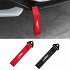 Нейлоновый модный буксировочный трос для прицепа, буксировочный ремень с крючком для Fiat Abarth Aegea Doblo, Panda, Uno Palio, автомобильное Внешнее украшение, Стайлинг