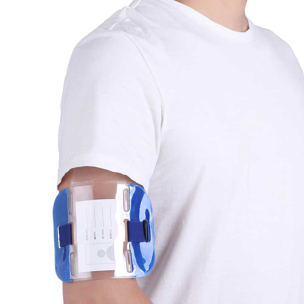 Универсальный держатель для удостоверения личности прозрачный на руку значка