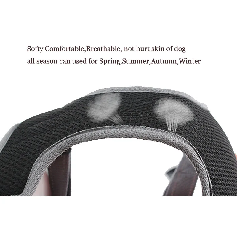 Dog Harness Vest Adjustable Pet Saddle Soft Padded Reflective Outdoor Sport Safety For Training Walking | Дом и сад