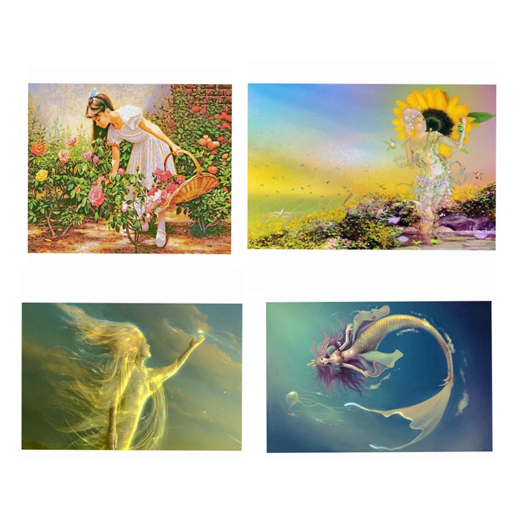 

5D DIY Diamond Painting Sunflower with Girl Custom Photo Art Crafts Sewing Cross stitch Crystal Embroidery Children's Home Decor