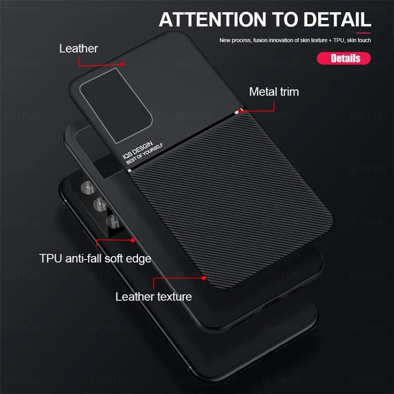 

samung a 52 case leather texture car magentic phone covers for samsung galaxy a52 5g sm-a526b/ds 6.5'' silicone shockproof coque