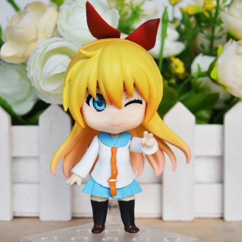 Новое поступление японские аниме экшн-фигурки Nisekoi Kirisaki Chitoge 421 # PVC 10 см Q версия