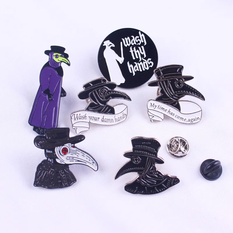 Значки для рюкзака эмалированные рюкзаков стимпанк одежды нагрудные значки