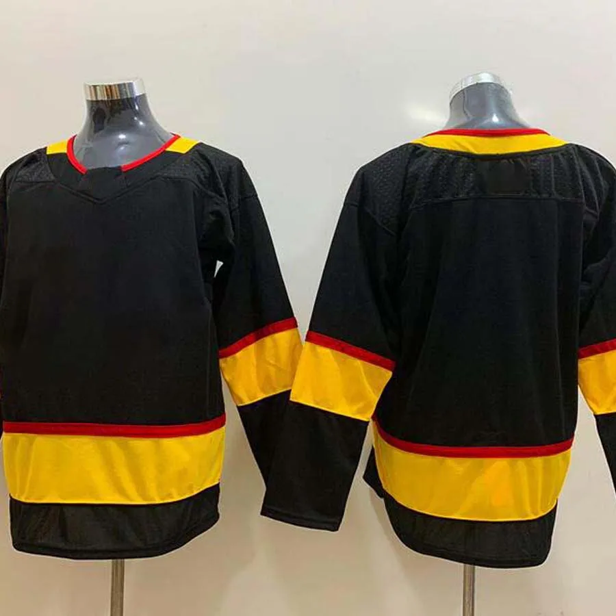 

2021 New Men's American Hockey Jerseys Vancouver Jersey Henrik Sedin Bo Horvat Brock Boeser Bure Elias Pettersson DEMKO Jersey