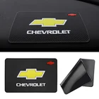 Автомобильная эмблема из ПВХ, нескользящий коврик для приборной панели, подкладка для Chevrolet Cruze Equinox Sonic Tahoe Impala Malibu подача, пригородный