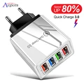 EU/US Plug USB Charger Quick Charge 3.0 For Phone Adapter for Huawei Mate 30 Tablet Portable Wall Mobile Charger Fast Charger
