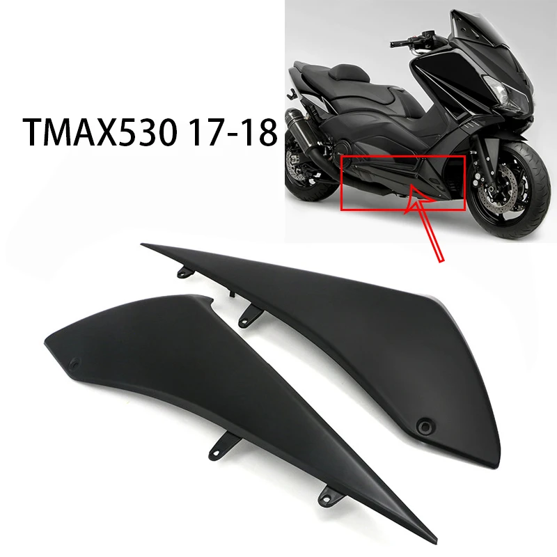 2 шт. Мотоцикл левый и правый под боковым обтекателем панель черный чехол для Yamaha