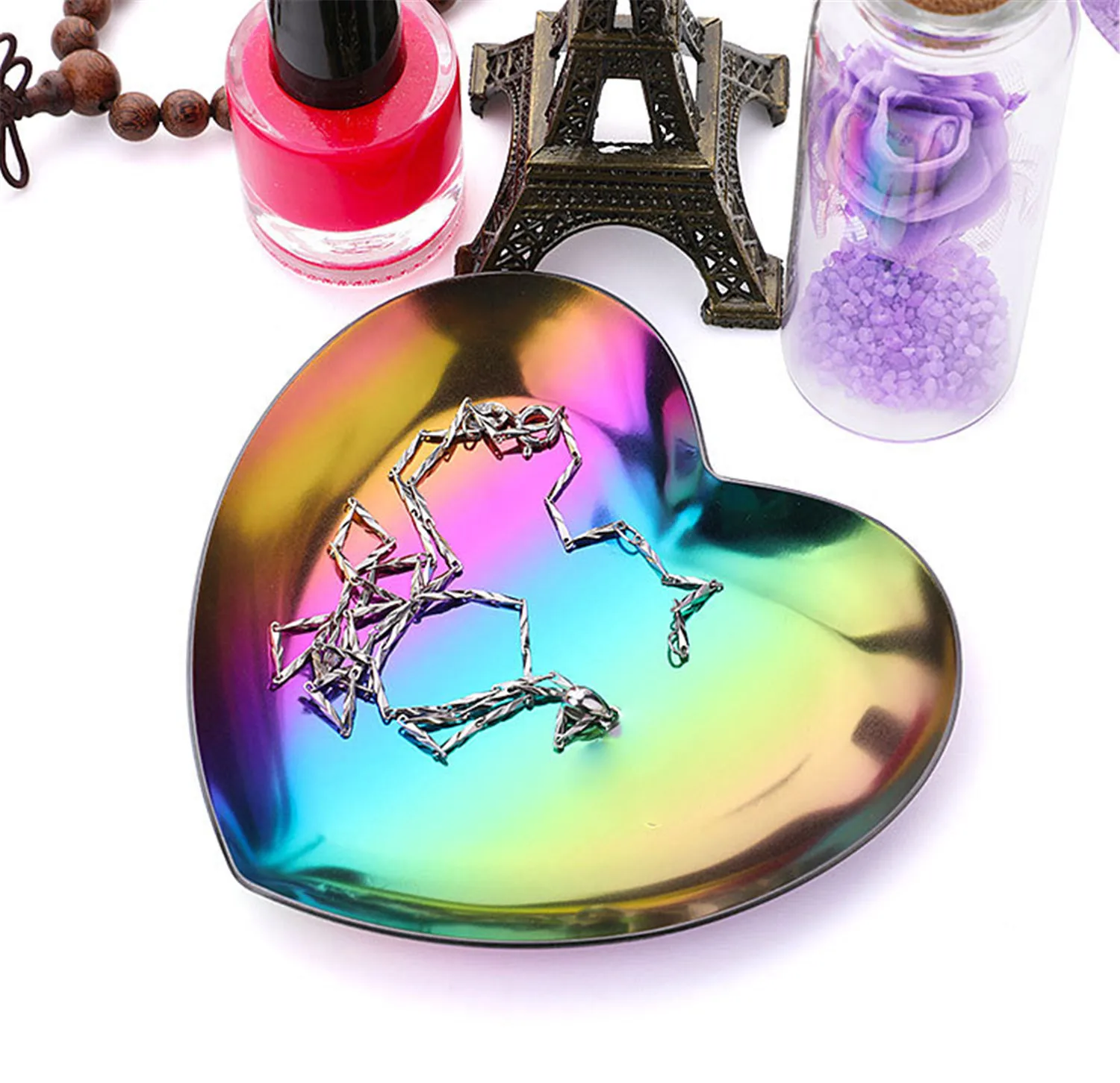 3 шт./компл. сервировочная тарелка в форме сердца для ювелирных изделий