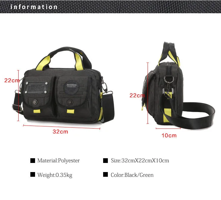 WOBAG мужская сумка высокого качества водонепроницаемая сумка на плечо Повседневная дорожная сумка через плечо портативная большая Вместительная дорожная сумка