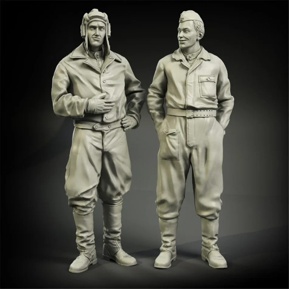 Танк Второй мировой войны 2 шт. фигурка из смолы масштаб 1/35 набор моделей Сборная