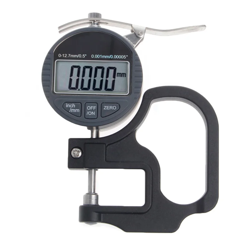 

Digital Micrometer 0.001 12.7mm Electronic Thickness Gauge Depth LCD Measurement
