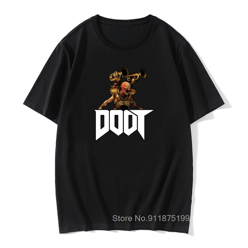 

Мужские футболки Doom Eternal Doot, забавная 3d-модель, Мужская винтажная одежда из чистого хлопка, рубашки для мужчин