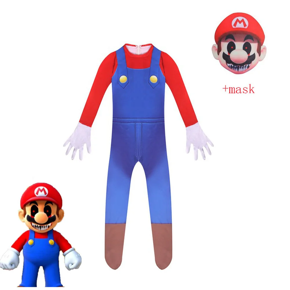

2021 New Child Anime Funny Halloween Costumes Brother Costume Kids Boys Girls Fancy Cosplay Carnival Party Jumpsuit Clothing