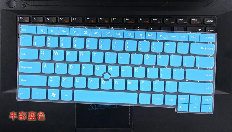 Lake blue Silicone Gel Keyboard Protector Cover Skin for Lenovo Thinkpad X1 Carbon - Цвет: Lake blue