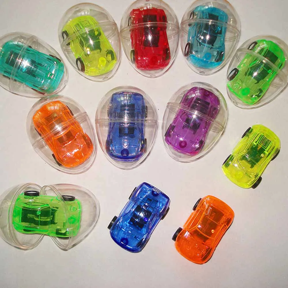 Прозрачный пластиковый шар сюрприз капсулы игрушка с изнутри разные автомобили
